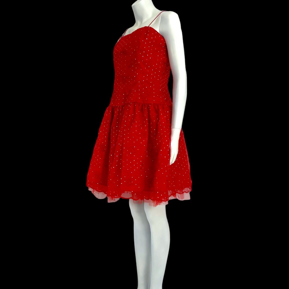 Red Prom Dress Y2K Dollcore